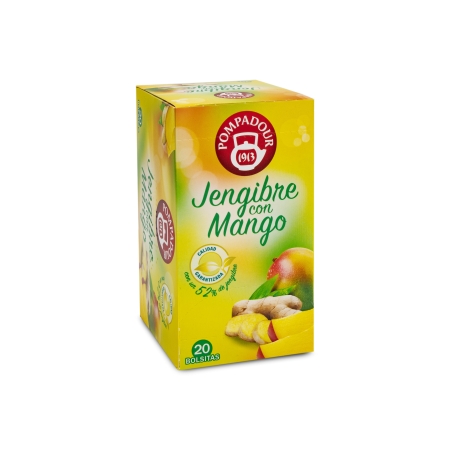 jengibre con mango pompadour