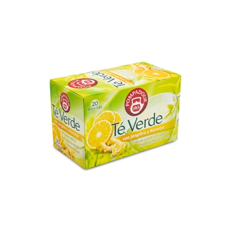 Té Verde con Jengibre y Naranja