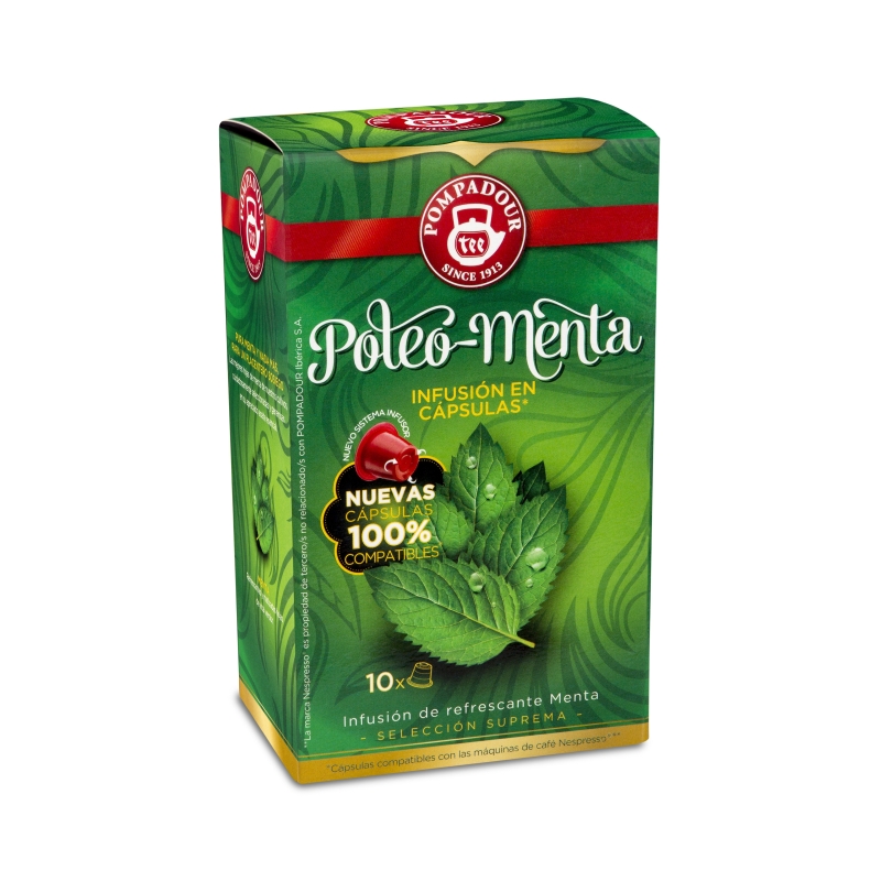 poleo menta caps pompadour