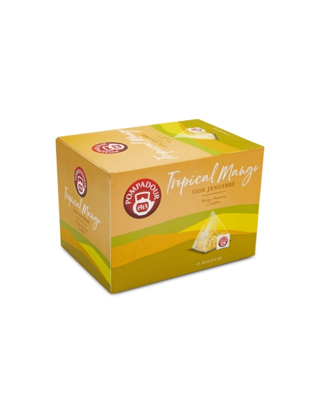 Tropical mango con jengibre