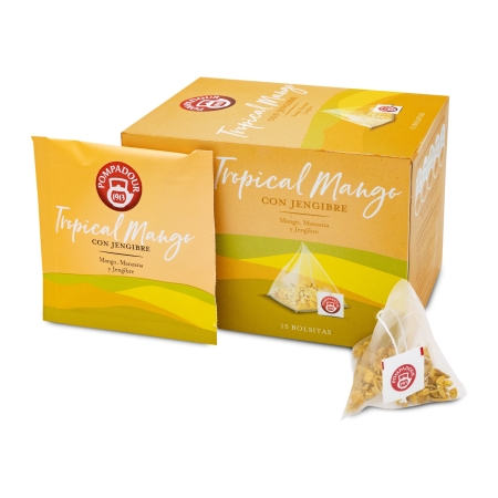 Tropical mango con jengibre