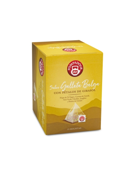 Infusión piramidal sabor galleta belga