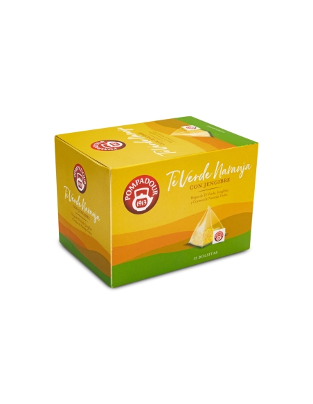 Té verde naranja con jengibre