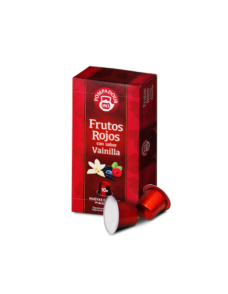 Infusión en cápsulas Frutos Rojos con Sabor Vainilla