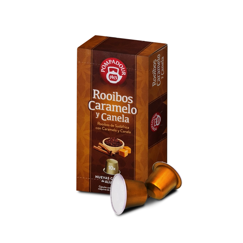 Infusión en cápsulas Rooibos Caramelo y Canela