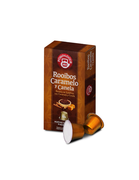 Infusión en cápsulas Rooibos Caramelo y Canela