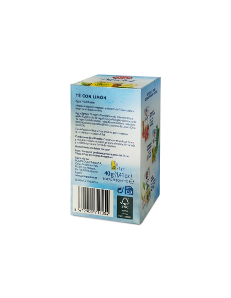 Té con Limón - Agua Fría