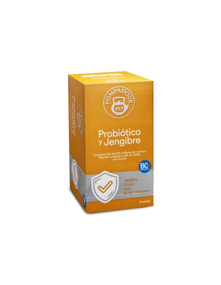 Probiótico y Jengibre