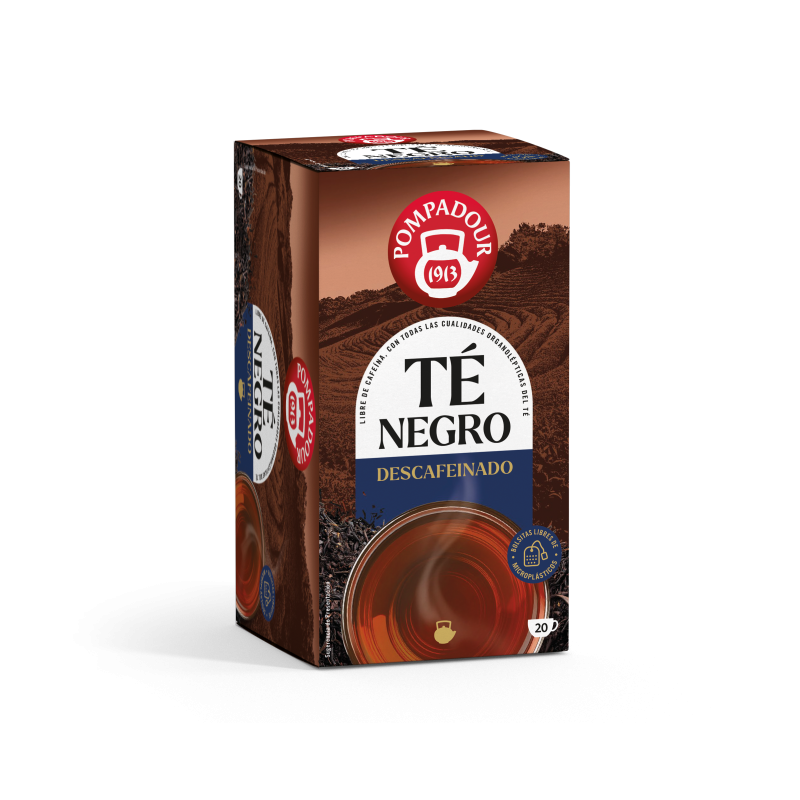 te negro descafeinado pompadour