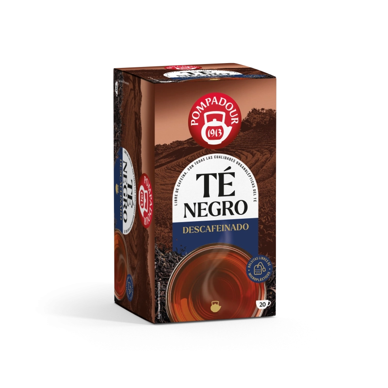 te negro descafeinado pompadour