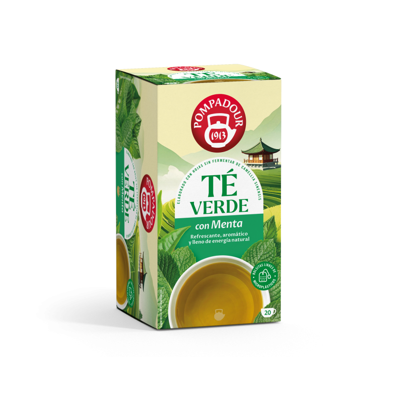 Té verde con menta