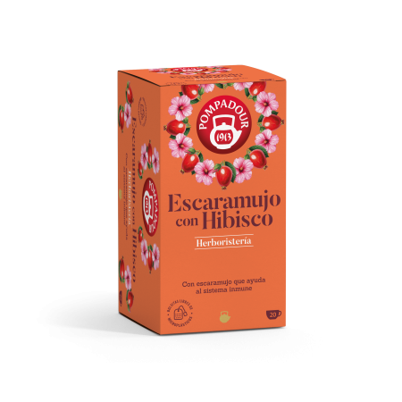 escaramujo hibisco pompadour infusion herboristeria