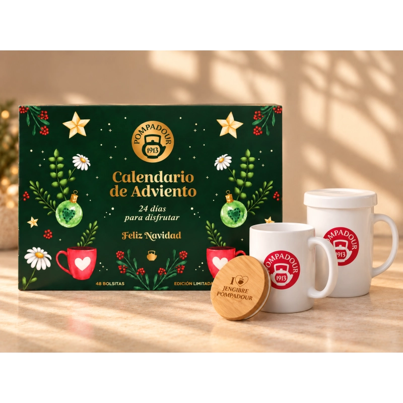 Calendario de adviento + taza regalo