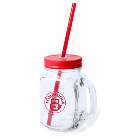 Vaso jarra tapa y pajita agua fria