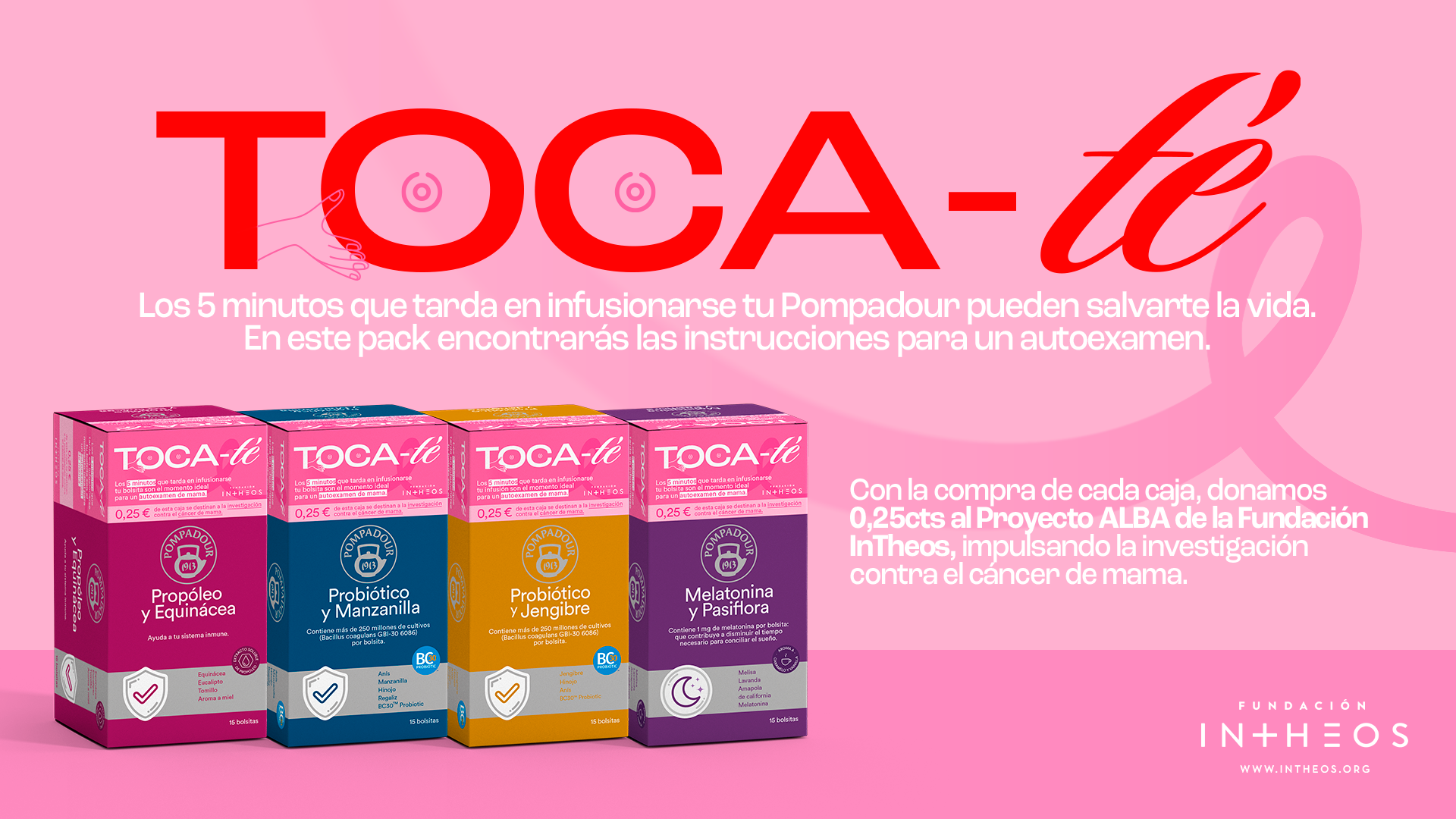 Pompadour e Intheos: 8 años unidas por la investigación oncológica
