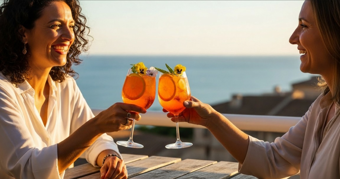 Mocktail “Cítrico Spritz” – La chispa refrescante que alarga el verano
